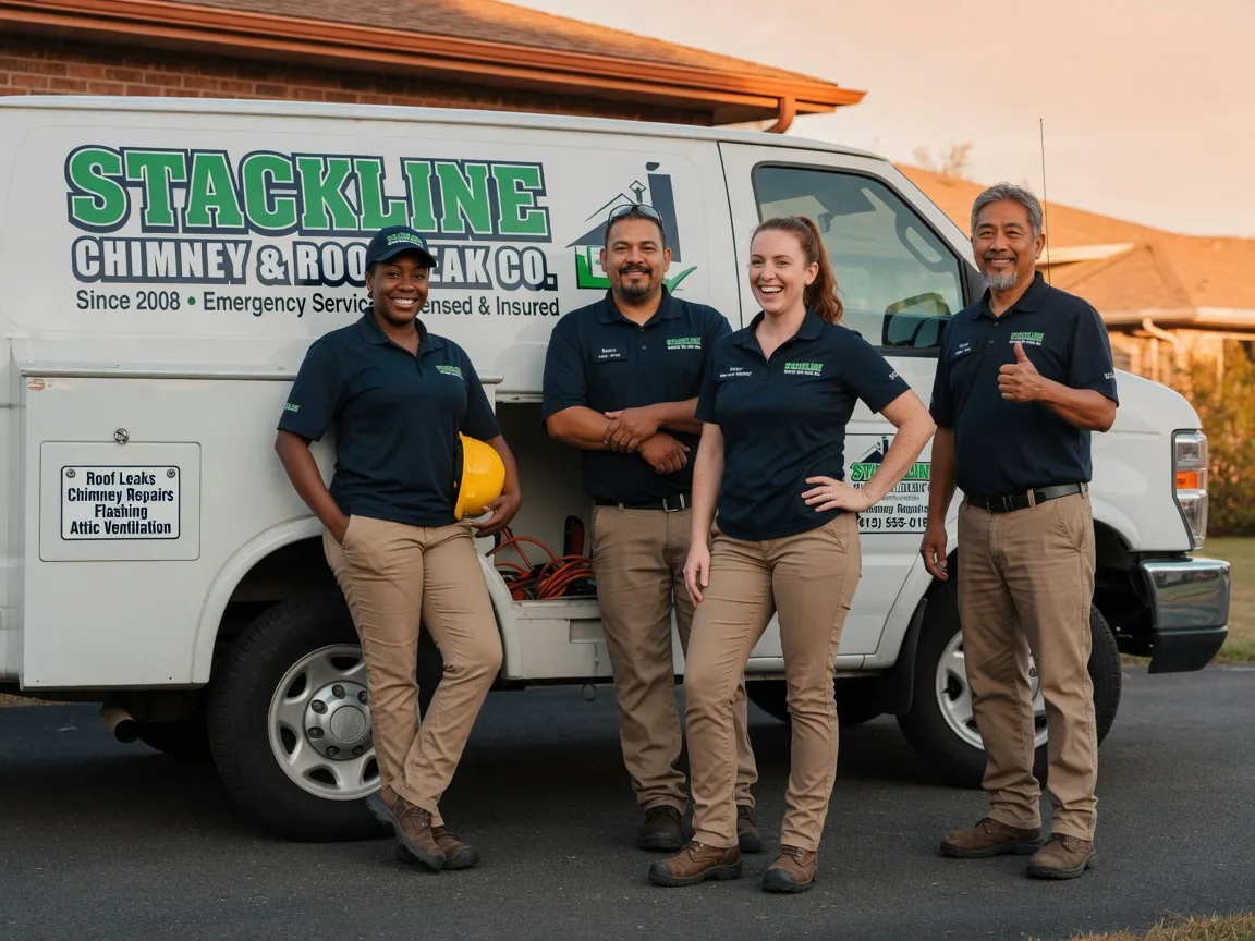Chimney flashing repair company in Clearlake Oaks, CA